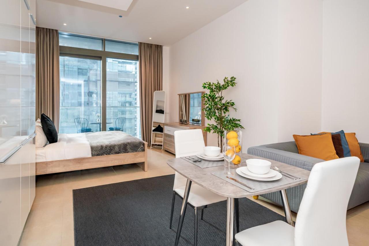 Higuests - Unique Studio With Stunning Panoramic Marina Views Dubai Exterior foto